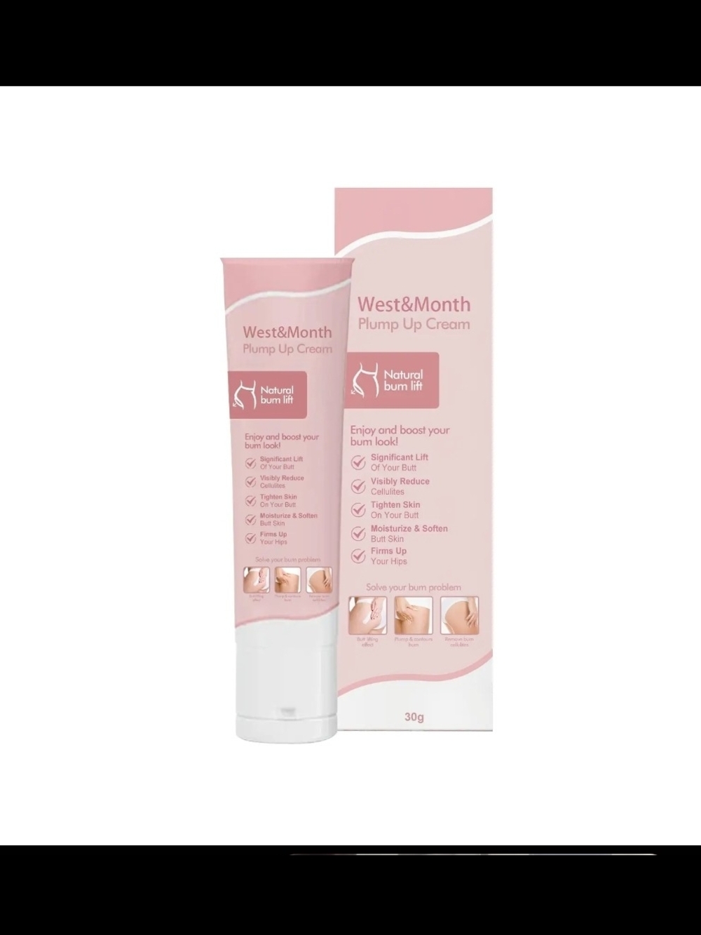 West & Month Pink Plump Up Cream – Moisturize & Firm